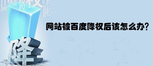 網站降權 網站降權