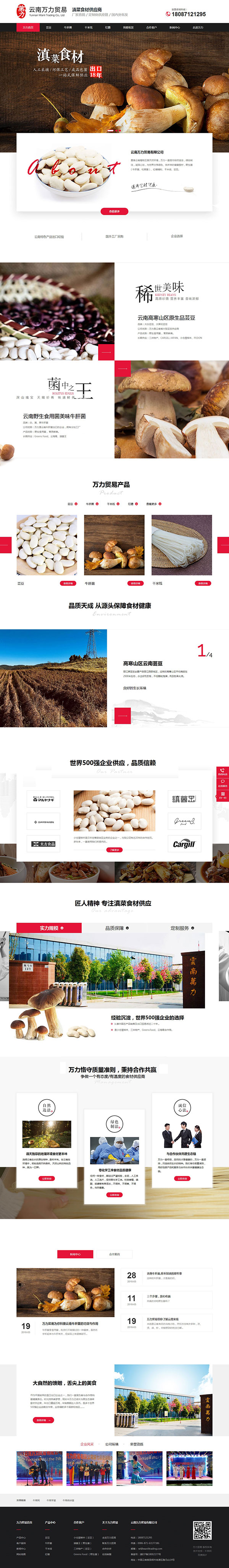 云南萬力貿易-營銷型網站首頁 云南萬力貿易-營銷型網站首頁